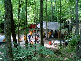 camping Manistee River